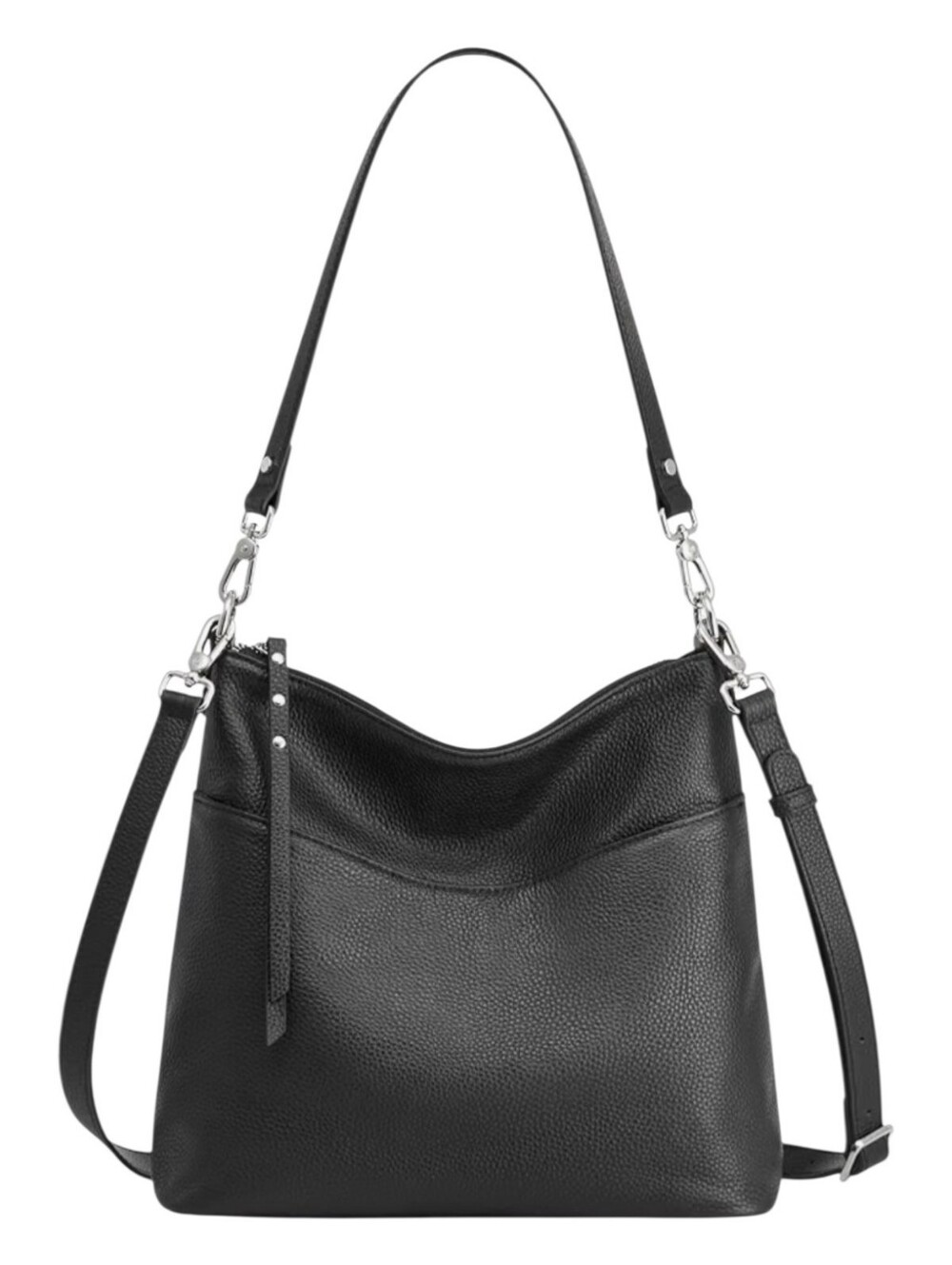 S-ZONE Leather Tote Bag for Women, Large Shoulder Handbag, Work Purse